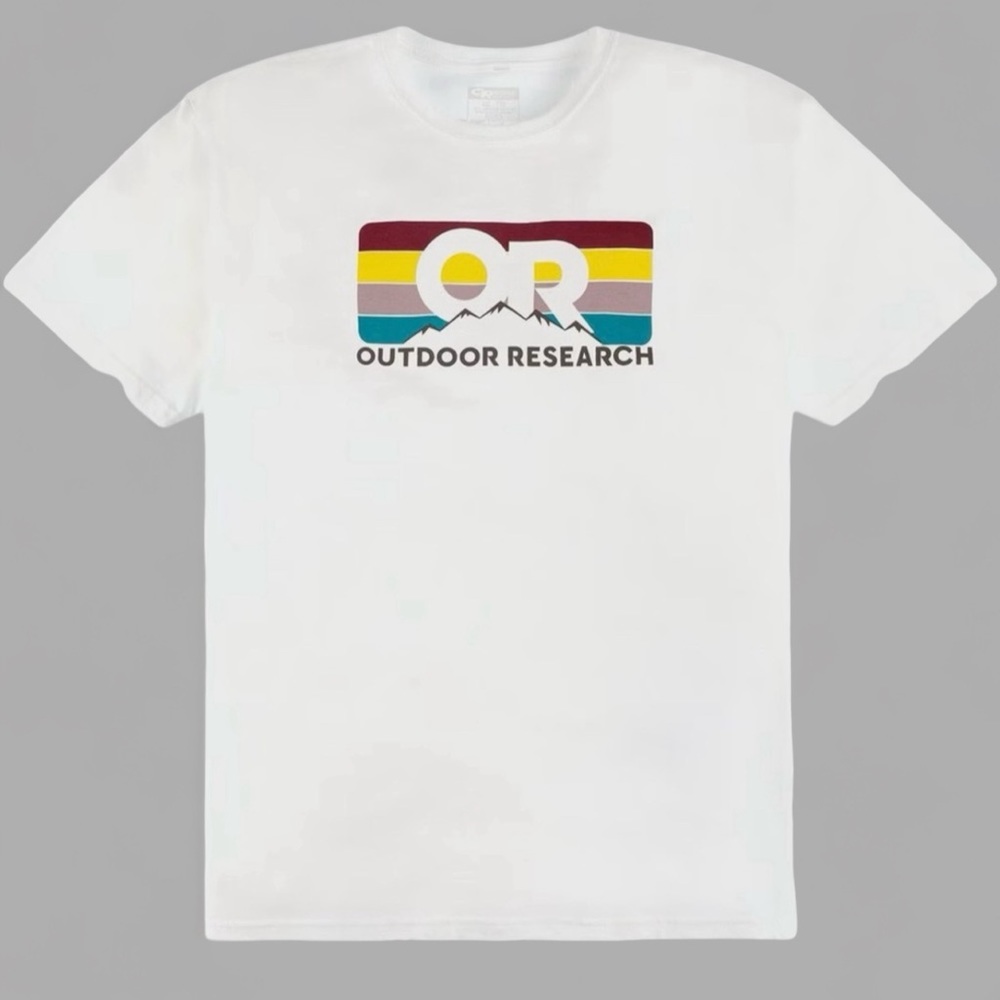 Outdoor Research NEW Mens Advocate Stripe Pride T-Shirt Tees